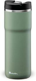 Aladdin Barista Java Thermavac Leak-Lock Stainless Steel Thermos Travel Mug for Hot Drinks 0.47L Sage Green &ndash; Keeps Hot for 4 Hours - BPA-Free Reusable Coffee Cups - Leakproof - Dishwasher Safe