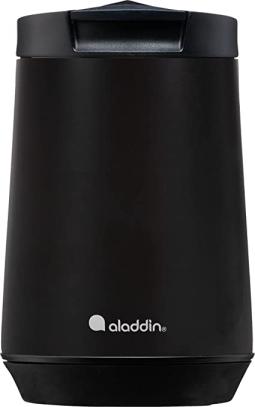 Aladdin Mug Espresso SS 0.25L Satin Black - Leakproof | Fits most coffee machines | BPA-Free Travel Mug | Dishwasher Safe