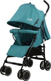 Moon Neo Plus Light Weight Travel Stroller/Pushchair for Baby/Kids/Toddler from 0 Months+(Upto 18 kg) |Umbrella Fold | Multi Position Reclining Seat | Storage Basket | Shoulder Strap -Sea Blue