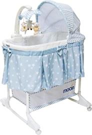 Moon Soffy -4 In 1 Convertible Cradle, Blue