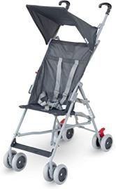Moon Jet Light Weight Travel Buggy/Stroller For Baby/Kids/Toddler With Extra Wide Canopy |Umbrella Fold |Easy Assemble Shoulder Strap From 6 Months To 3 Years- Dark Grey