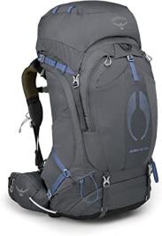 Osprey Aura AG 65 Women&amp;quot;s Backpacking Backpack, Tungsten Grey, X-Small/Small