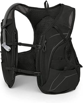 Osprey Duro 6 Men&amp;quot;s Running Hydration Vest with Hydraulics Reservoir, Dark Charcoal Grey, Large