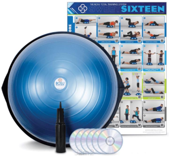 Bosu Exercise Fitness Balance Trainer Home Edition (Blue)