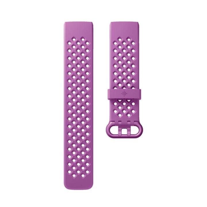Fitbit Charge 3 Accessory Sport Band Berry Large