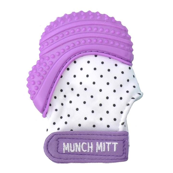 Munch Mitt Polka dots - Purple