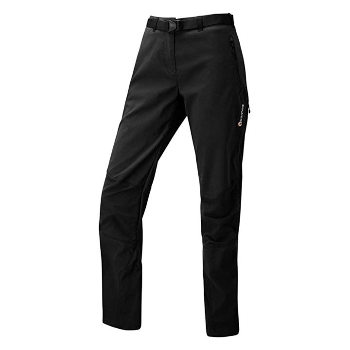 Montane FEM Terra Ridge Pants, Regular Leg, Black, Medium, UK 12 / US 10 / EUR 38
