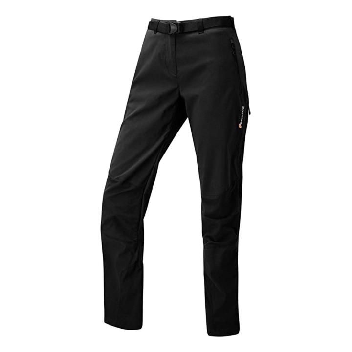 Montane FEM Terra Ridge Pants, Regular Leg, Black, Large, UK 14 / US 12 / EUR 40