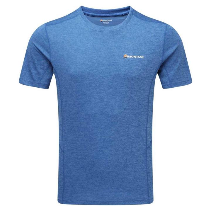 Montane Primino 140 Crew Short Sleeve T-shirt, Men, Large, Electric Blue