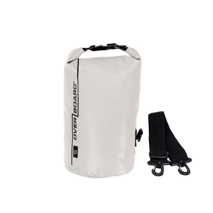 overboard Waterproof 5 Litres Dry Tube Bag White