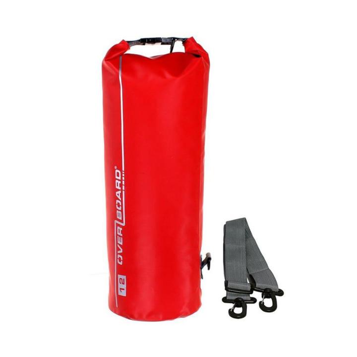 overboard Waterproof 12 Litres Dry Tube Bag Red