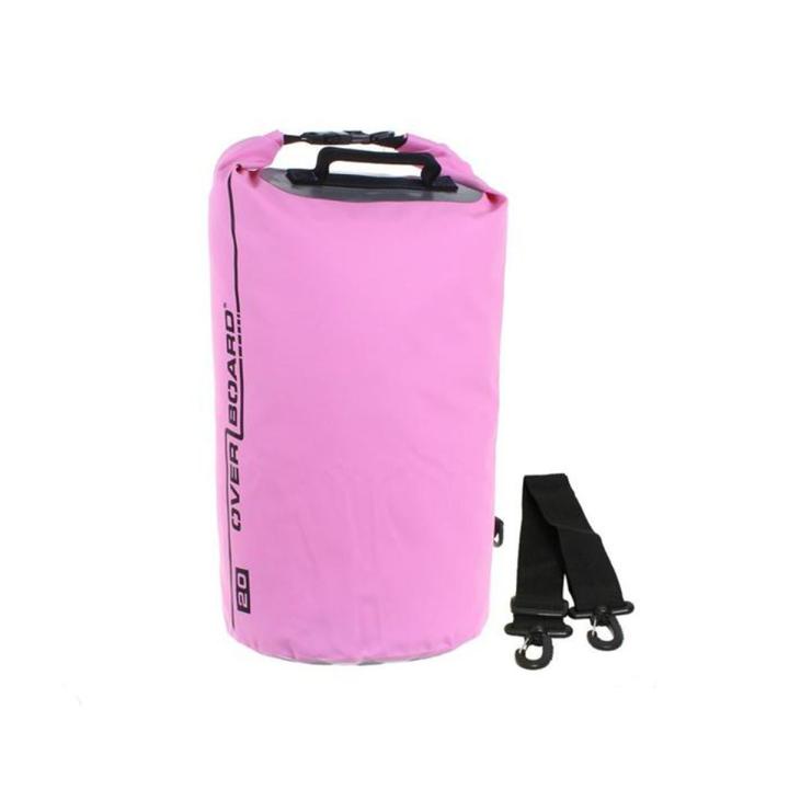 overboard Waterproof Dry Tube Bag 20 Litres Pink