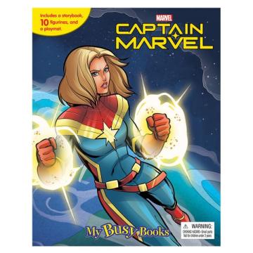 Phidal Marvel Captain Marvel My Busy Book - Multi color