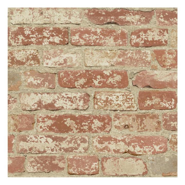 Roommates Stuccoed Red Brick Peel and Stick Wall Decor