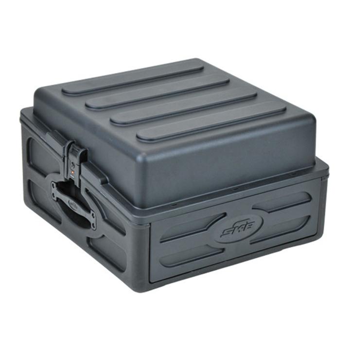 SKB Roto Rack Case 10U Top Rack, 2U Front Rack, Steel Rails, Hard top, L/R Access doors