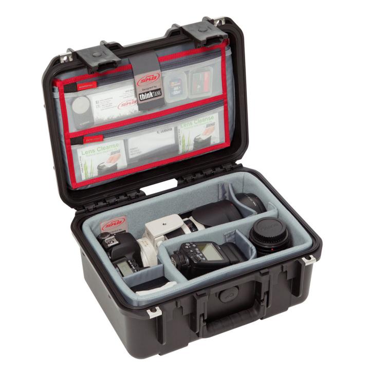 SKB iSeries 1309-6 Case with Think Tank Photo Dividers &amp; Lid Organizer (Black)