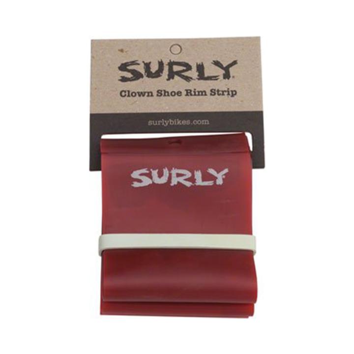 Surly Clown Shoe 75Mm-Wide Rim Strip - Red