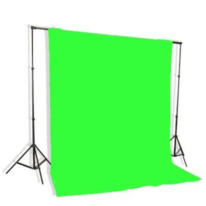 Visico Cloth-Muslin Background 3X6Mtr Green